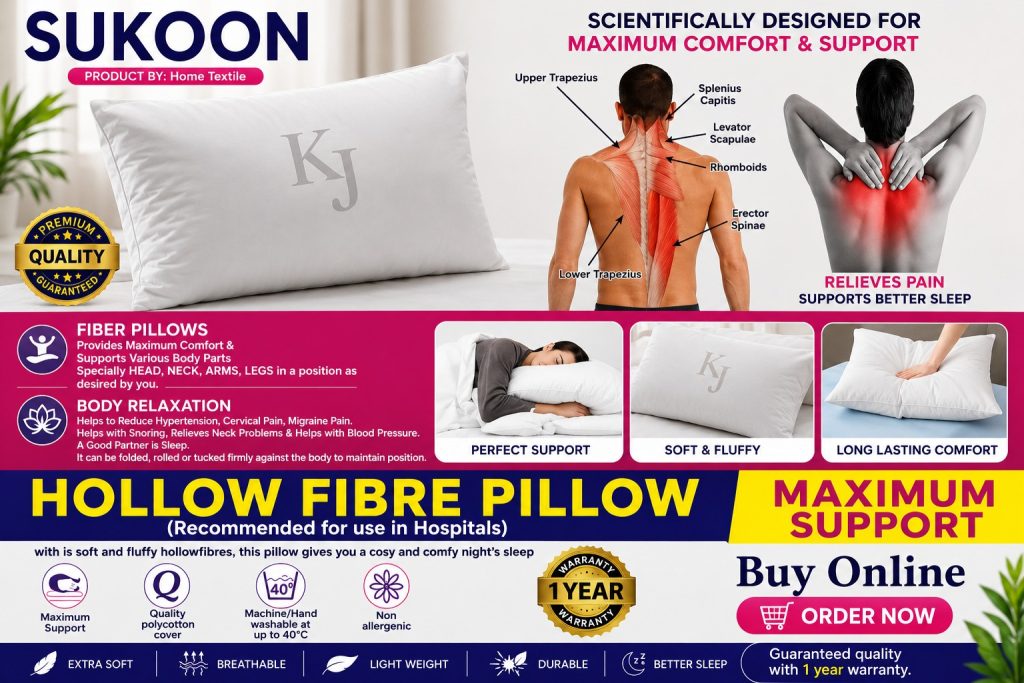 Luxury Hollow Fiber Pillow